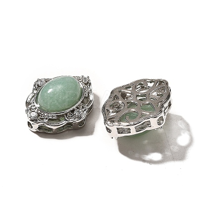Natural Green Aventurine Multi-Strand Links KK-M304-04P-06-1