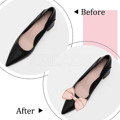 AHADEMAKER 8Pcs 4 Colors Polyester Bowknots Ornament Accessories AJEW-GA0005-45-1