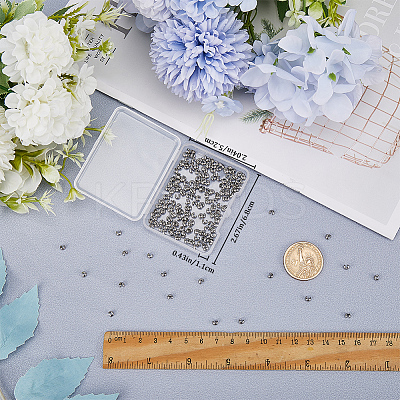 260Pcs 304 Stainless Steel Crimp Beads Covers STAS-CN0001-65-1