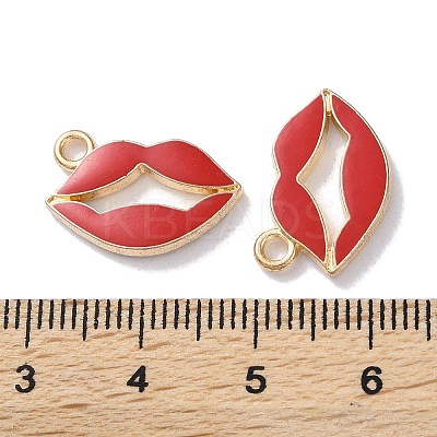 Alloy Enamel Pendants ENAM-O001-11P-G-1