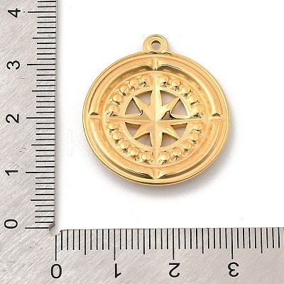 304 Stainless Steel with Crystal Rhinestone Enamel Pendants STAS-G358-21G-1
