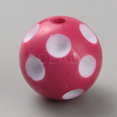 Acrylic Beads LS-MACR-WH20003-02H-1