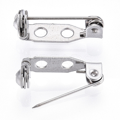 Non-Tarnish 304 Stainless Steel Pin Brooch Back Bar Findings STAS-Q184-04A-1