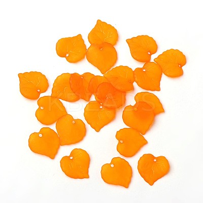 Autumn Theme Transparent Acrylic Pendants PL591-9-1