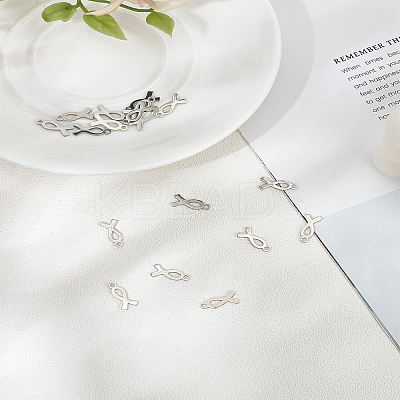 16Pcs 304 Stainless Steel Charms STAS-LP0003-37-1