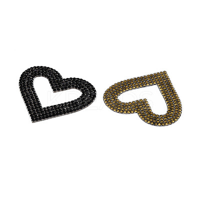 Heart Hotfix Rhinestone DIY-T004-01B-1