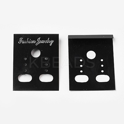Plastic Earring Display Card LS-BCOF-WH0001-02-1