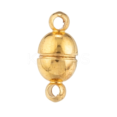 Brass Magnetic Clasps with Loops X-KK-D331-G-NF-1