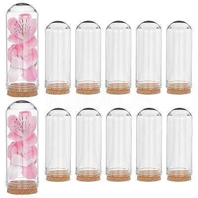 Glass Dome Cloche Cover AJEW-CP0005-62C-1