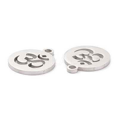 Non-Tarnish 201 Stainless Steel Pendants STAS-D451-25P-1