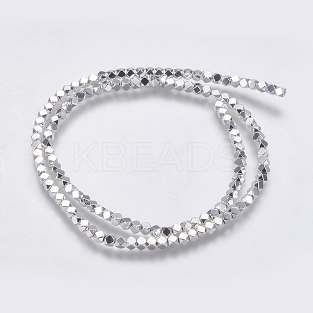 Electroplate Non-magnetic Synthetic Hematite Bead Strands G-K237-08K-1