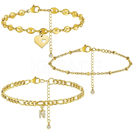 Anklets Sets AJEW-AN00383-14-1