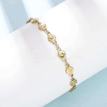 304 Stainless Steel Chain Bracelets BJEW-P376-04G-1