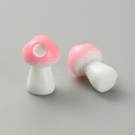 Mushroom Resin Display Ornaments DJEW-WH0015-83B-1