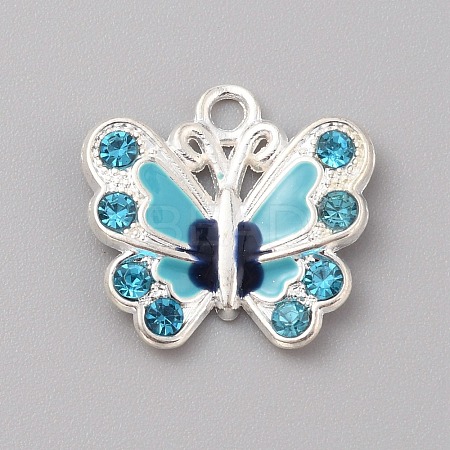 Alloy Enamel Pendants FIND-WH0417-27B-1