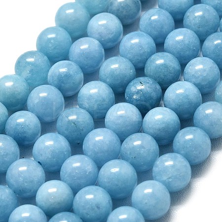 Natural Malaysia Jade Beads Strands G-L645-A01-8mm-15-1