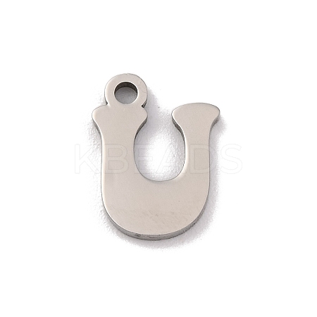 Non-Tarnish 201 Stainless Steel Charms STAS-U016-01P-U-1