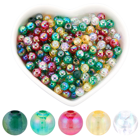 Christmas Themed Transparent Acrylic Beads MACR-SP0001-30A-1