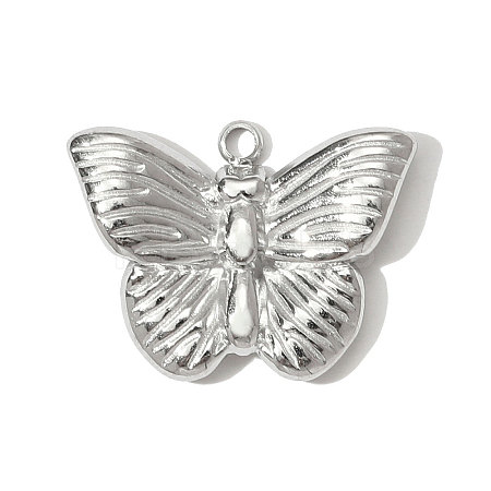 304 Stainless Steel Pendants STAS-OY001-13P-1