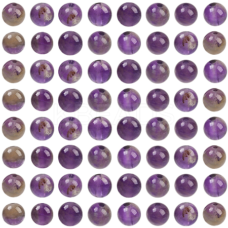 200Pcs Natural Amethyst Beads G-SP0001-22A-1