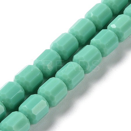 Opaque Glass Beads Strands GLAA-G112-03I-1