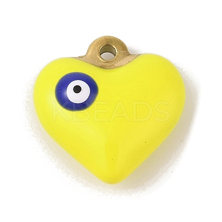304 Stainless Steel Enamel Pendants LS-STAS-M071-02D-1