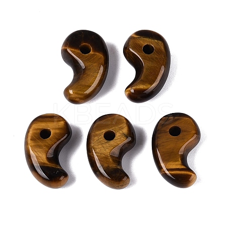 Natural Tiger Eye Pendants G-S294-07B-11-1