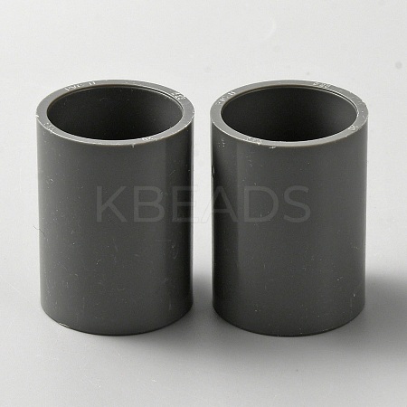 PVC Plastic Water Pipe Straight Connectors FIND-WH0137-15B-01-1