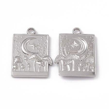 Non-Tarnish 304 Stainless Steel Bigs Pendants STAS-B031-16P-1