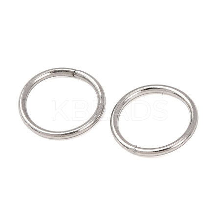 Tarnish Resistant 304 Stainless Steel Open Jump Rings Jump Rings LS-STAS-N015-04-10x1mm-1