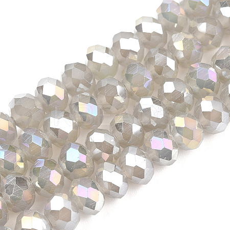 Electroplate Glass Beads Strands LS-EGLA-A034-J6mm-B09-1