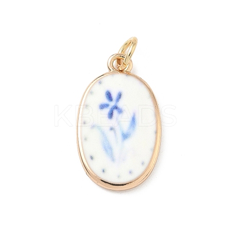 Printed 304 Stainless Steel Pendants STAS-A131-10D-G-1