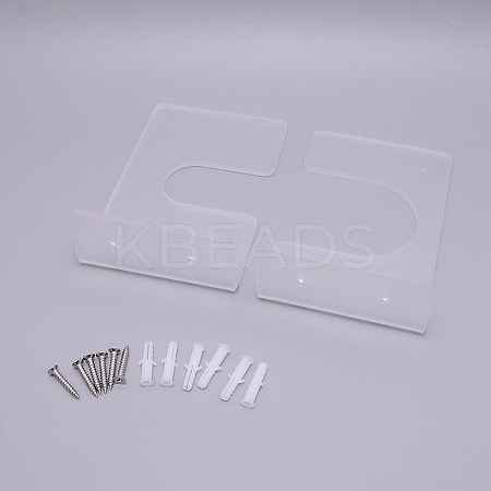 Acrylic Baseball Bat Racks Set ODIS-WH0008-49-1