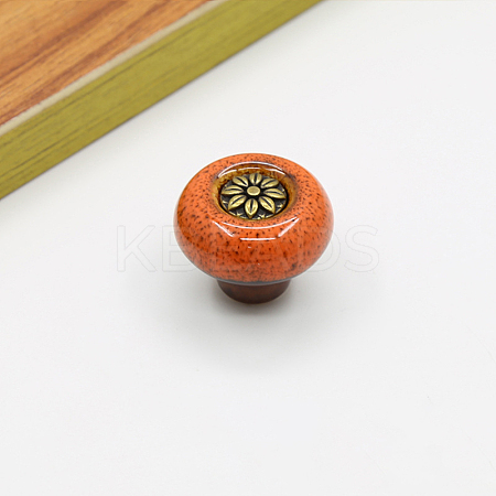 Zinc Alloy Cabinet Door Knobs CABI-PW0001-081AB-02-1