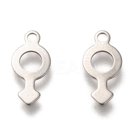 201 Stainless Steel Charms STAS-O134-09P-1