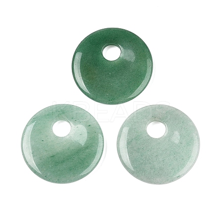 Natural Green Aventurine Pendants G-T138-177A-1