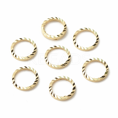 Brass Linking Rings KK-F831-018B-G-RS-1