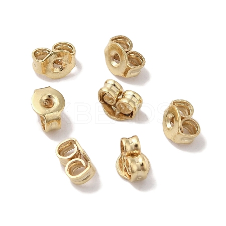 Brass Ear Nuts KK-K383-20G-1