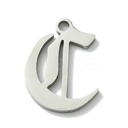 Non-Tarnish 201 Stainless Steel Pendants STAS-B055-01P-C-1