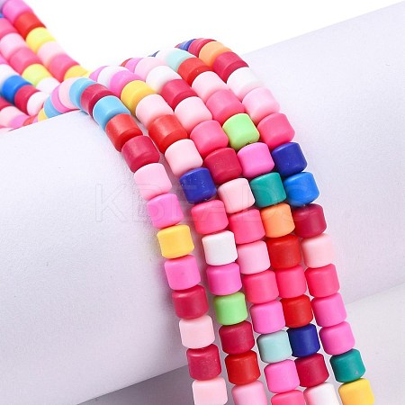 Handmade Polymer Clay Bead Strands CLAY-ZX006-01K-1