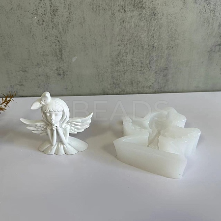 DIY Angel Princess Figurine Display Decoration DIY Bust Statue Silicone Bust Statue Molds LS-SIMO-B008-02A-1