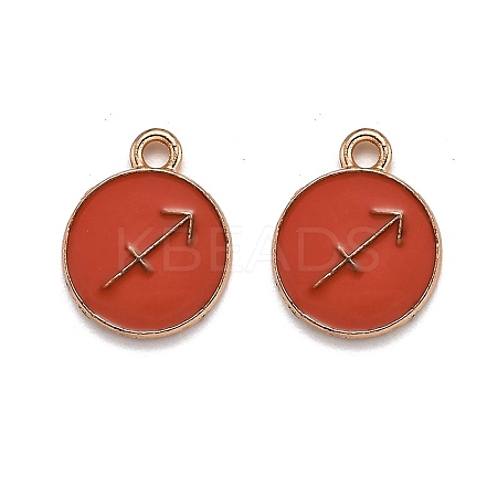 Alloy Enamel Pendants LS-ENAM-S124-01B-12F-1