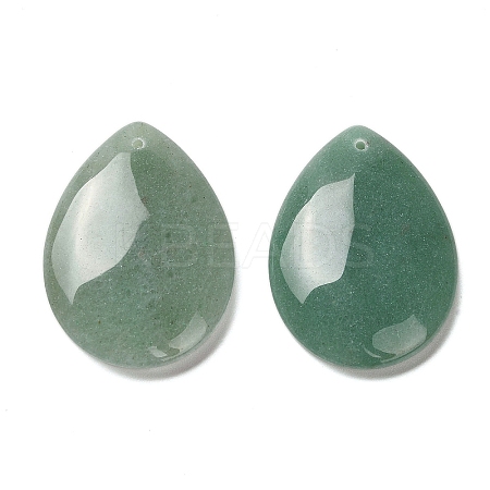 Natural Green Aventurine Pendants G-Z088-02A-1