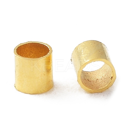 Brass Tube Crimp Beads LS-E001-G-FF-1