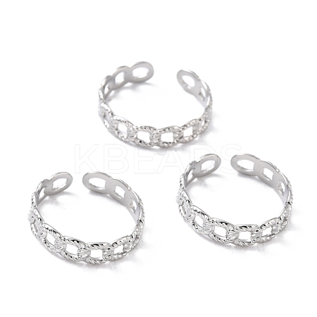 Tarnish Resistant 304 Stainless Steel Finger Rings RJEW-L102-04P-1