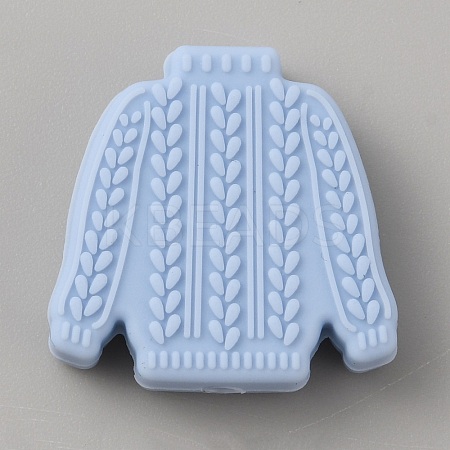 Sweater Food Grade Eco-Friendly Silicone Focal Beads SIL-SZC0008-02A-1