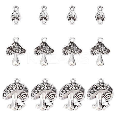 60Pcs 3 Styles Tibetan Style Alloy Pendants TIBEP-SC0002-27-1