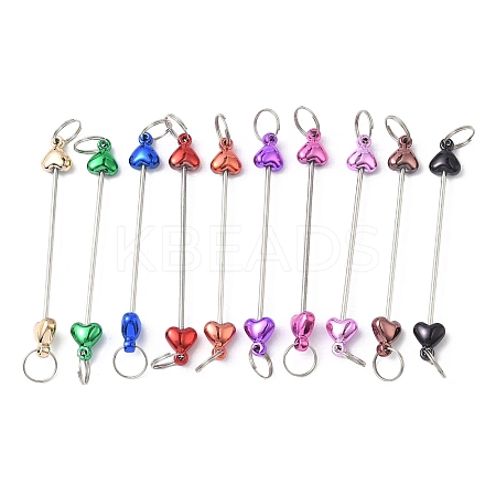 Iron Beadable Keychain Bar IFIN-F164-02-1