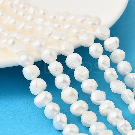 Natural Cultured Freshwater Pearl Beads Strands PEAR-P064-19J-02B-1