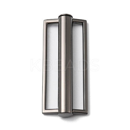 Alloy Belt Strap Buckles PALLOY-F301-01B-1